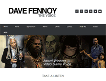 Tablet Screenshot of davefennoy.com